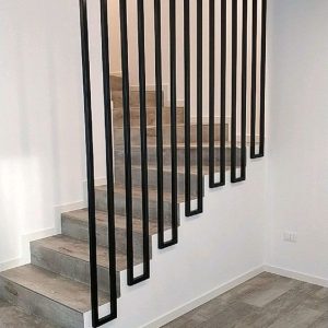 Escalera Finfloor Original Roble Bromo Listones Negros