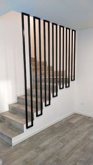 Escalera Finfloor Original Roble Bromo Listones Negros