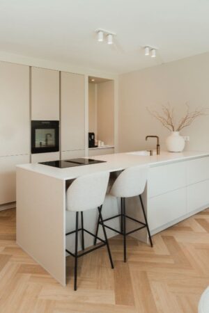 Cocina Tarima Espiga Vinilo Materia SPC