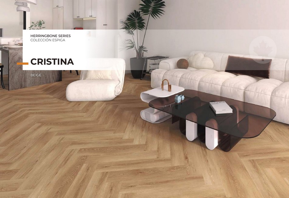 Salon Espiga Cristina Beige Materia SPC