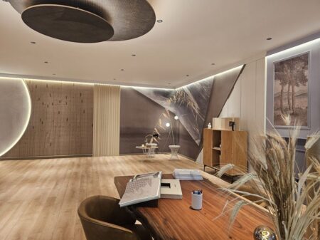 Exposicion Tarima Laminada Supreme Style Roble Selena Dorado